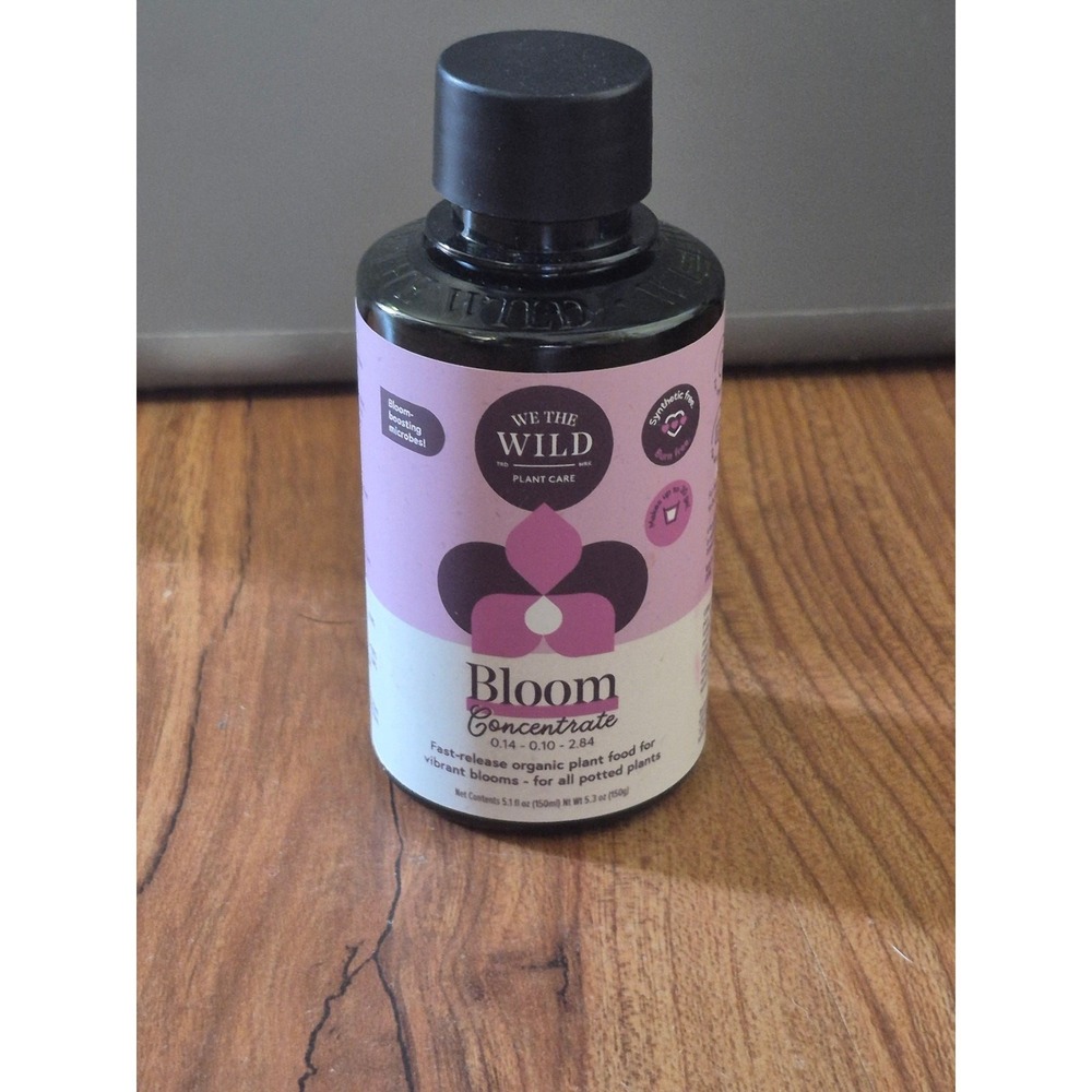 WE THE WILD Bloom Concentrate Fast-Release Organic Plant Food 5.3 fl oz s18